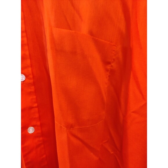 Vintage Arrow "Shirt Tails" Color Red Long Sleeve Point Collar Shirt 17-17 1/2 - Picture 2 of 8